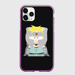 Чехол iPhone 11 Pro матовый Batters, цвет: 3D-фиолетовый