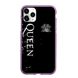 Чехол iPhone 11 Pro матовый QUEEN, цвет: 3D-фиолетовый