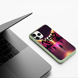 Чехол iPhone 11 Pro матовый BERSERK, цвет: 3D-салатовый — фото 2