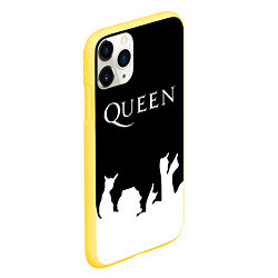 Чехол iPhone 11 Pro матовый QUEEN, цвет: 3D-желтый — фото 2