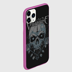 Чехол iPhone 11 Pro матовый Bullet For My Valentine, цвет: 3D-фиолетовый — фото 2