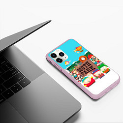 Чехол iPhone 11 Pro матовый South Park, цвет: 3D-розовый — фото 2