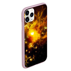 Чехол iPhone 11 Pro матовый Space, цвет: 3D-розовый — фото 2