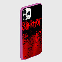 Чехол iPhone 11 Pro матовый Slipknot 9, цвет: 3D-фиолетовый — фото 2
