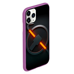 Чехол iPhone 11 Pro матовый HALF-LIFE, цвет: 3D-фиолетовый — фото 2