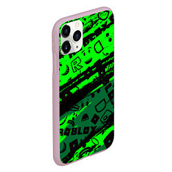 Чехол iPhone 11 Pro матовый Roblox, цвет: 3D-розовый — фото 2