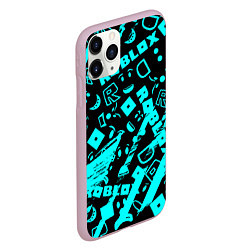 Чехол iPhone 11 Pro матовый Roblox, цвет: 3D-розовый — фото 2