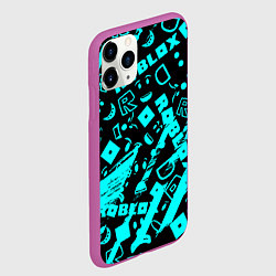 Чехол iPhone 11 Pro матовый Roblox, цвет: 3D-фиолетовый — фото 2