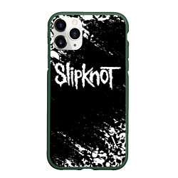 Чехол iPhone 11 Pro матовый SLIPKNOT, цвет: 3D-темно-зеленый