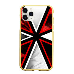 Чехол iPhone 11 Pro матовый UMBRELLA CORP, цвет: 3D-желтый