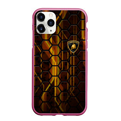 Чехол iPhone 11 Pro матовый Lamborghini