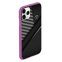 Чехол iPhone 11 Pro матовый FC Borussia, цвет: 3D-фиолетовый — фото 2