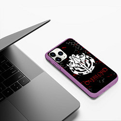 Чехол iPhone 11 Pro матовый OVERLORD, цвет: 3D-фиолетовый — фото 2