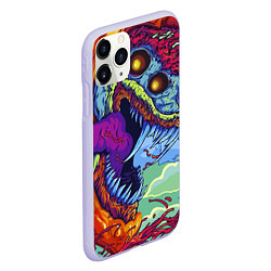 Чехол iPhone 11 Pro матовый HYPERBEAST, цвет: 3D-светло-сиреневый — фото 2