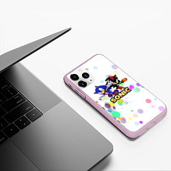 Чехол iPhone 11 Pro матовый SONIC, цвет: 3D-розовый — фото 2