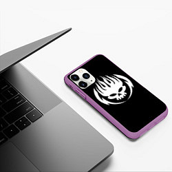 Чехол iPhone 11 Pro матовый THE OFFSPRING, цвет: 3D-фиолетовый — фото 2