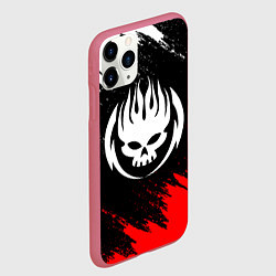Чехол iPhone 11 Pro матовый THE OFFSPRING, цвет: 3D-малиновый — фото 2