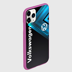 Чехол iPhone 11 Pro матовый Volkswagen, цвет: 3D-фиолетовый — фото 2