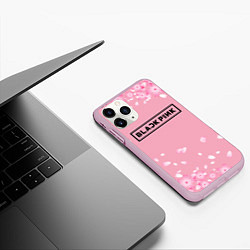 Чехол iPhone 11 Pro матовый BLACKPINK, цвет: 3D-розовый — фото 2