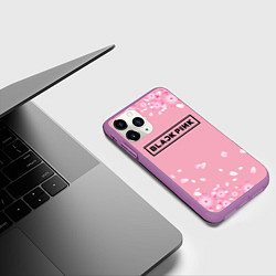 Чехол iPhone 11 Pro матовый BLACKPINK, цвет: 3D-фиолетовый — фото 2