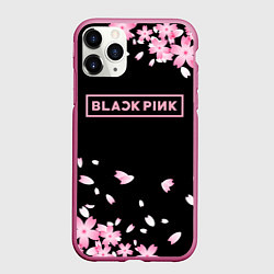 Чехол iPhone 11 Pro матовый BLACKPINK, цвет: 3D-малиновый