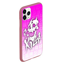 Чехол iPhone 11 Pro матовый JOJOS BIZARRE ADVENTURE, цвет: 3D-малиновый — фото 2