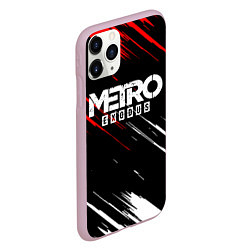 Чехол iPhone 11 Pro матовый METRO EXODUS, цвет: 3D-розовый — фото 2