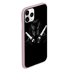 Чехол iPhone 11 Pro матовый Killer Predator Black, цвет: 3D-розовый — фото 2