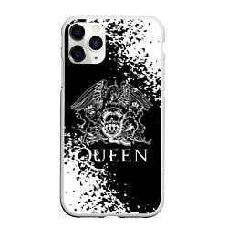 Чехол iPhone 11 Pro матовый QUEEN, цвет: 3D-белый