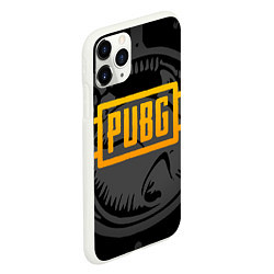 Чехол iPhone 11 Pro матовый PUBG, цвет: 3D-белый — фото 2