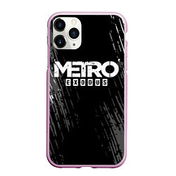 Чехол iPhone 11 Pro матовый METRO EXODUS, цвет: 3D-розовый