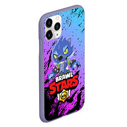 Чехол iPhone 11 Pro матовый BRAWL STARS WEREWOLF LEON, цвет: 3D-серый — фото 2