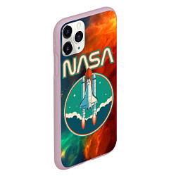 Чехол iPhone 11 Pro матовый NASA, цвет: 3D-розовый — фото 2