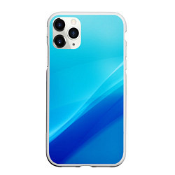 Чехол iPhone 11 Pro матовый Волна, цвет: 3D-белый