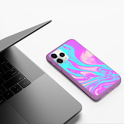 Чехол iPhone 11 Pro матовый DIGITAL ART, цвет: 3D-фиолетовый — фото 2