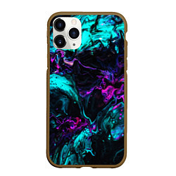 Чехол iPhone 11 Pro матовый ABSTRACT, цвет: 3D-коричневый