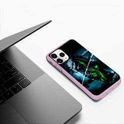 Чехол iPhone 11 Pro матовый PREDATOR, цвет: 3D-розовый — фото 2