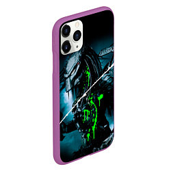 Чехол iPhone 11 Pro матовый PREDATOR, цвет: 3D-фиолетовый — фото 2