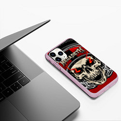 Чехол iPhone 11 Pro матовый Megadeth, цвет: 3D-розовый — фото 2