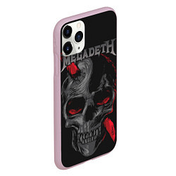 Чехол iPhone 11 Pro матовый Megadeth, цвет: 3D-розовый — фото 2