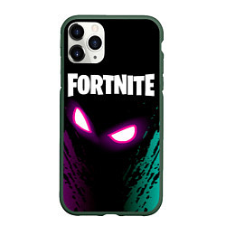 Чехол iPhone 11 Pro матовый FORTNITE, цвет: 3D-темно-зеленый