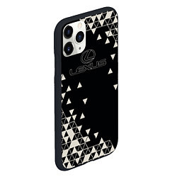 Чехол iPhone 11 Pro матовый LEXUS, цвет: 3D-черный — фото 2
