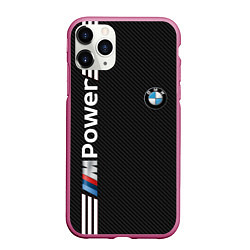 Чехол iPhone 11 Pro матовый BMW CARBON