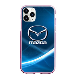 Чехол iPhone 11 Pro матовый MAZDA, цвет: 3D-розовый