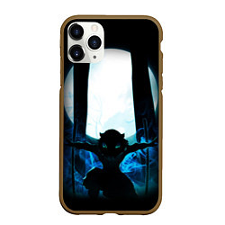 Чехол iPhone 11 Pro матовый KIMETSU NO YAIBA, цвет: 3D-коричневый