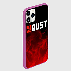Чехол iPhone 11 Pro матовый RUST, цвет: 3D-фиолетовый — фото 2