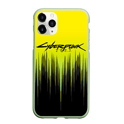 Чехол iPhone 11 Pro матовый CYBERPUNK 2077