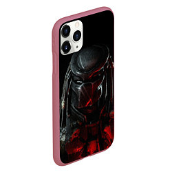 Чехол iPhone 11 Pro матовый PREDATOR, цвет: 3D-малиновый — фото 2