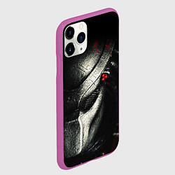 Чехол iPhone 11 Pro матовый PREDATOR, цвет: 3D-фиолетовый — фото 2