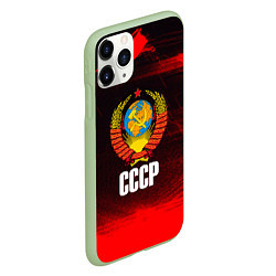 Чехол iPhone 11 Pro матовый СССР, цвет: 3D-салатовый — фото 2